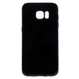 Husa Silicon TPU Neagra Samsung Galaxy S7 Edge, Anti-soc