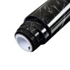 Tapet Autocolant pentru Bucatarie, Rola cu Efect de Marmura, Folie Autoadeziva, 40cmx100cm, Negru