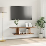 vidaXL Cabinet TV cu raft cu depozitare Maro 103 x 30 x 26.5 cm Lemn compozit