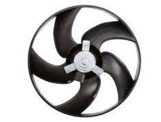 Ventilator radiator GMV racire fara suport SRL, Peugeot 206/206+, 1998-2012 motor 1,1/1,4/1,6/2,0 benzina; 1,9 D; 2,0 HDI, 100 W; 340 mm; 2 pini,