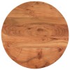 Blat masa rotund vidaXL, lemn masiv acacia, &Oslash;60x3.8cm, maro - DIY, cafea, netratat