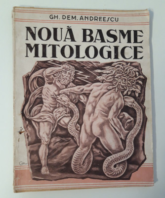 Carte veche Gh Dem Andreescu Noua basme mitologice foto