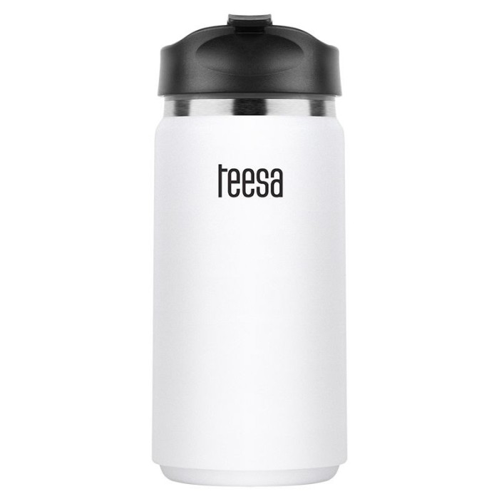 Termos metalic Teesa, 350 ml, otel inoxidabil, Alb