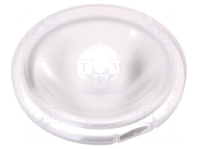 Lentilă LED Rotundă Plexiglass Transparentă 13-20&amp;deg; foto
