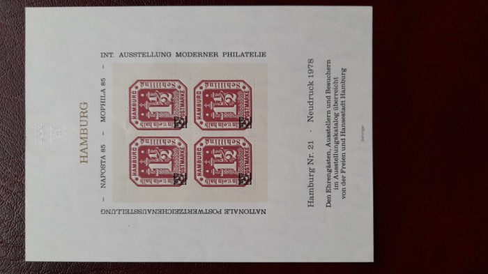 1985 Naposta Bl.4 nr.38500-MNH