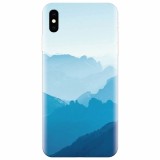 Husa silicon pentru Apple Iphone XS Max, Blue Mountain Crests