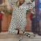 PJM182-1122 Pijama intreaga model dalmatian