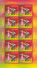 LITUANIA 2006 EUROPA CEPT -INTEGRAREA -Serie 2 timbre in 2 coali de 10 MNH**