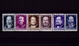 RO 1960 , LP 488 &quot;Scriitori romani&quot;-serie stampilata, Stampilat
