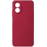 Husa spate silicon TPU Matte roz inchis pentru Oppo A38