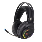 Casti PC gaming Esperanza EGH470, iluminare LED RGB NIGHTSHADE, microfon, Negre