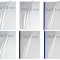 Coperti Plastic Pvc Cu Sina Metalica 13mm, Opus Easy Open - Transparent Mat/albastru