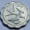 288. Moneda Belize 1 cent 1977 (Avifauna of Belize - Swallow-tailed kites) (tiraj 126.000 buc)