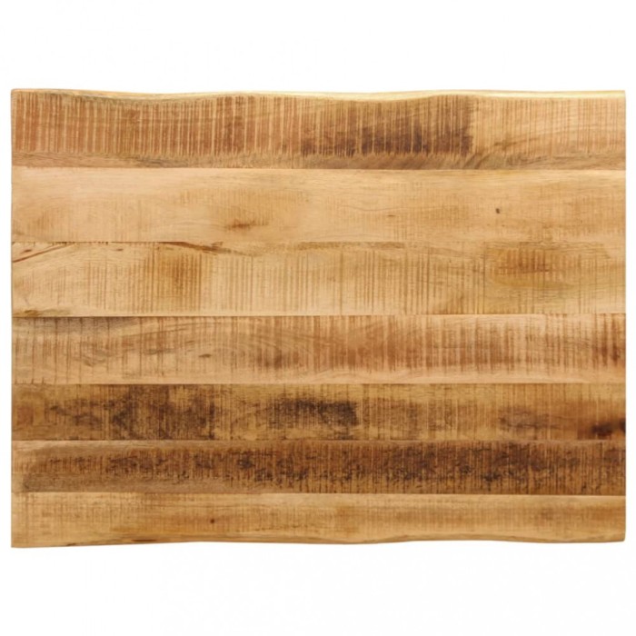 vidaXL Blat de masă contur natural 90x60x2,5 cm lemn masiv mango brut 370669