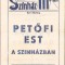 HST A1430 Program 1935 Magyar Noegylet Timișoara aniversare Petofi Sandor