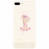 Husa silicon pentru Apple Iphone 8 Plus, Giraffe Cute