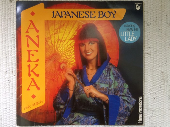aneka japanese boy 1981 album disc vinyl lp muzica disco synth pop dance hansa records international VG+