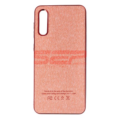 Toc TPU Leather Denim Samsung Galaxy A50 Rose Gold foto