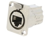 Conector Panou Cat6a Ecranat Feedthrough, Neutrik