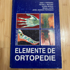DAN V. POENARU - ELEMENTE DE ORTOPEDIE - 1996