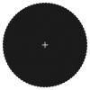 Podea de trambulină rotundă de 4,57 m, negru, material textil