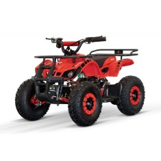 ATV electric pentru copii NITRO Torino Quad 1200W 48V Big Tyre, culoare rosie