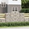 Gossi cos gabion arcuit 200x30x120/140 cm fier galvanizat