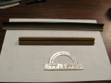 Cumpara ieftin Lot 2 rigle lemn diferite / Romania comunism / raportorul nu mai este disponibil