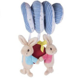 Spirala din plus pentru activitati Peter Rabbit &amp; Flopsy Bunny, 26 cm, Rainbow Designs