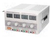 Alimentator de laborator liniar multicanal AXIOMET 0&divide;30VDC 0&divide;3A