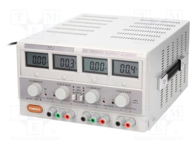 Alimentator de laborator liniar multicanal AXIOMET 0&amp;divide;30VDC 0&amp;divide;3A foto