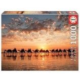 Puzzle Educa - Sunset In Beach Cable, 1000 piese