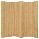 VidaXL Paravan de cameră, natural, 250 x 165 cm, bambus