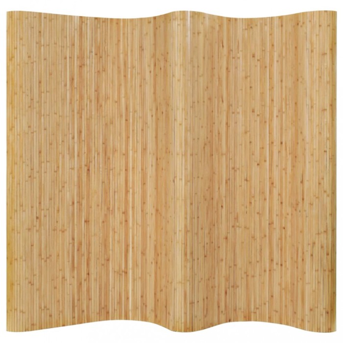 vidaXL Paravan de cameră, natural, 250 x 165 cm, bambus
