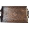 Tava sculptata manual decorativa decor casa tava de servire pentru farfurie mancare tava din lemn rustic mare