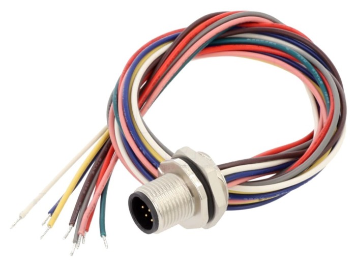 Conector M12 EPIC&reg; M12 FEAM8F-0.5-M16