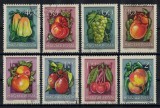 UNGARIA 1954 - Fructe / serie completa, Stampilat