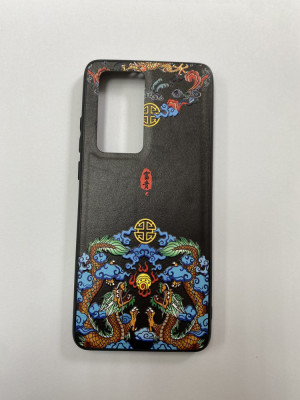 Husa telefon Plastic Huawei P40 Pro Black Dragon foto