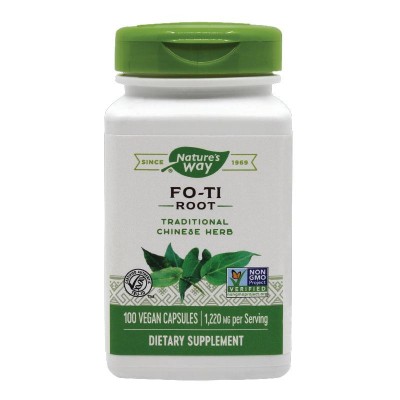 Fo-Ti 610mg Nature&amp;#039;s Way Secom 100cps foto