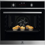 Cuptor electric incorporabil Electrolux EOD6P66X, SteamBake, pirolitic, 9 functii, 72 l, ghidaj telescopic, senzor gatire, Clasa A+, Inox