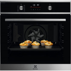 Cuptor electric incorporabil Electrolux EOD6P66X, SteamBake, pirolitic, 9 functii, 72 l, ghidaj telescopic, senzor gatire, Clasa A+, Inox