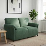 vidaXL Canapea cu 2 locuri Verde Mării 158 x 83 x 95 cm Catifea 42033964