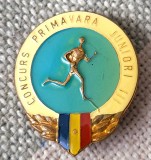 Insigna Concurs Primavara Juniori rara