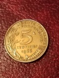 5 centimes 1966, UNC + Luciu [poze]. Discount conform descriere [10 - 20 %. Vezi descrierea.].