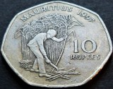 Moneda exotica 10 RUPII - MAURITIUS, anul 1997 *cod 4727, Africa