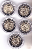 Monede GERMANIA 2023, 5x2 euro comemorative (ADFGJ)_Carol cel Mare, UNC, Europa, Cupru-Nichel