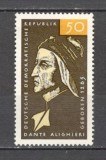 D.D.R.1965 700 ani nastere Dante Alighieri-poet SD.160, Nestampilat