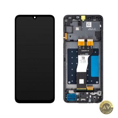 Display cu Touchscreen Samsung Galaxy A05s A057 cu Rama Negru Service Pack GH81-24364A foto