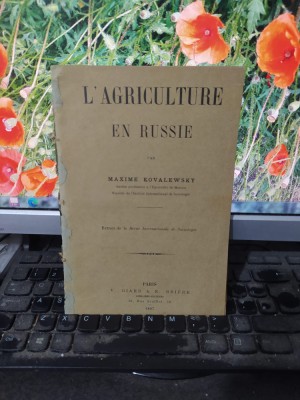 L&amp;#039;Agriculture en Russie, Maxime Kowalewsky, Paris 1897, 145 foto