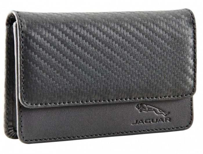 Portcard Oe Jaguar Piele Negru JSLGTRXBCB